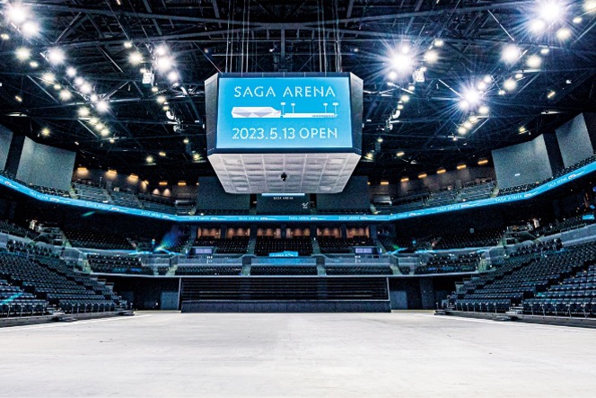 SAGA ARENA main floor, seating bowl